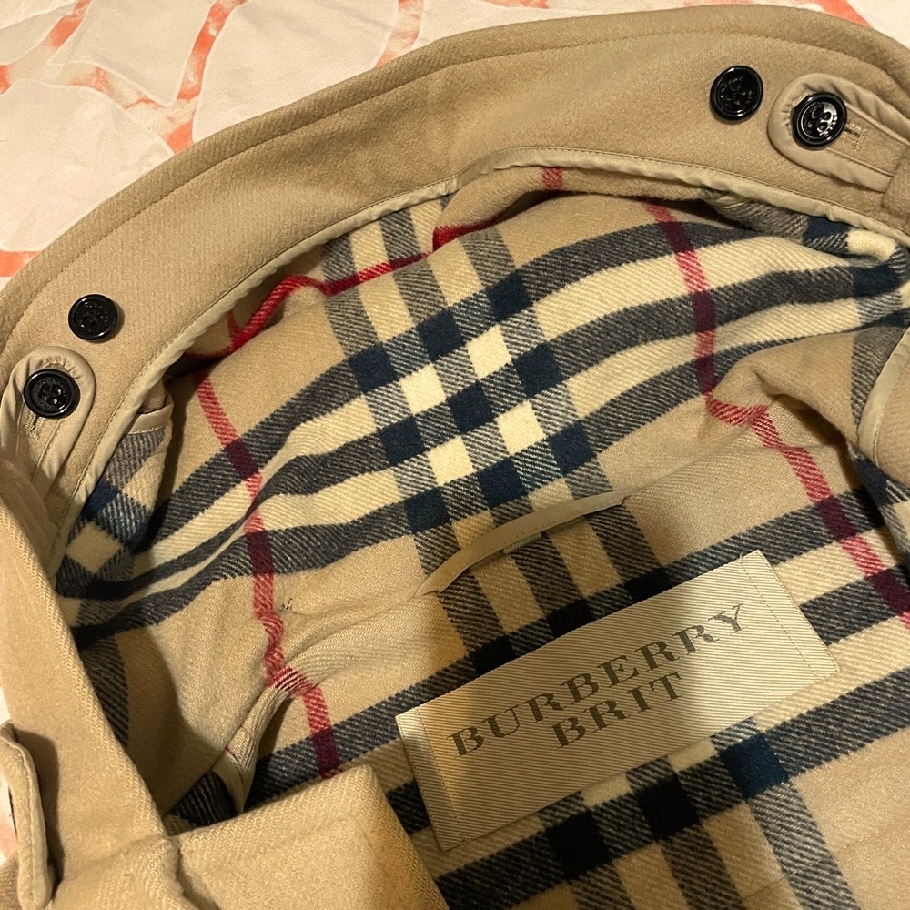 Burberry BRIT Duffle Long Coat Camel - Picture 9 of 12